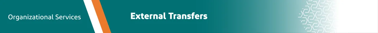 External transfers